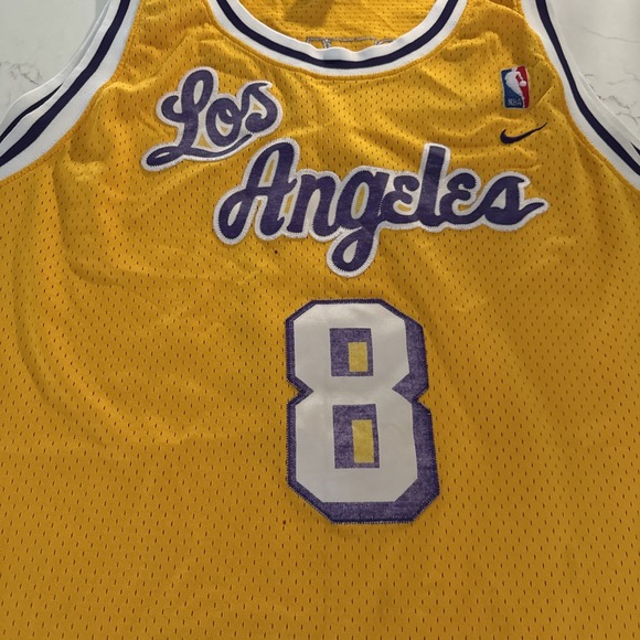 Vintage NBA Nike Rewind Los Angeles Lakers Jersey #8 Kobe Bryant Size 4XL + 2 - Picture 3 of 12